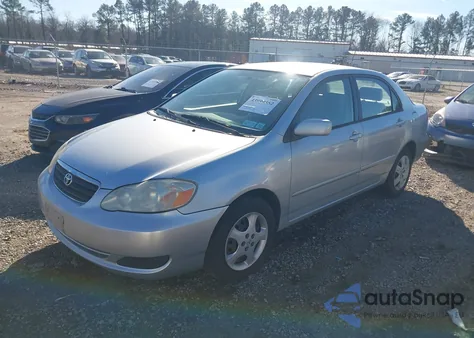 2008 Toyota Corolla Le z USA, uszkodzony, nr VIN 2T1BR30E18C932611